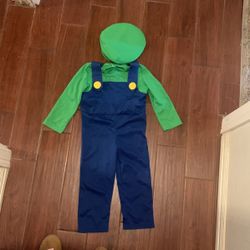 Kids Luigi  Halloween Costume 