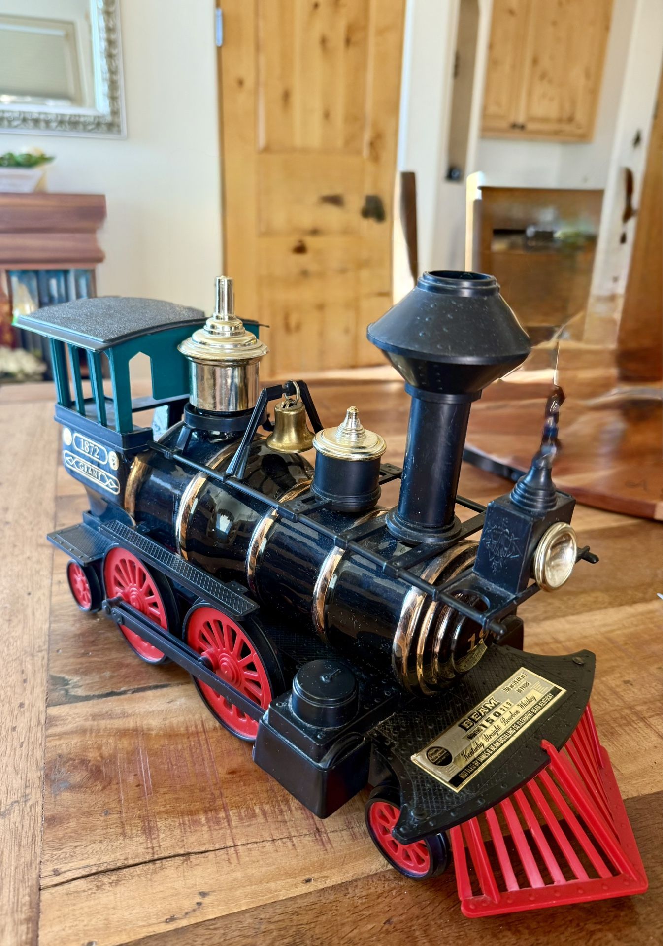 BEAM'S GRANT LOCOMOTIVE WHISKEY Bottle VINTAGE ONE-OWNER RARE