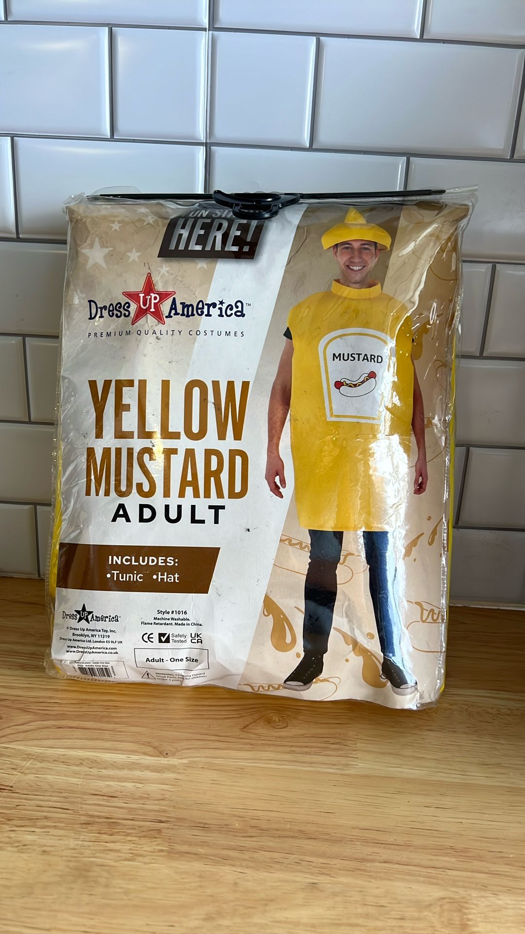 Yellow Mustard Costume