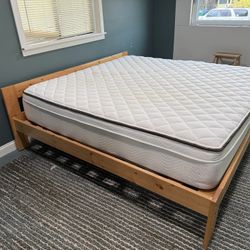 King Size Four Seasons Mattress and  Bed Frame