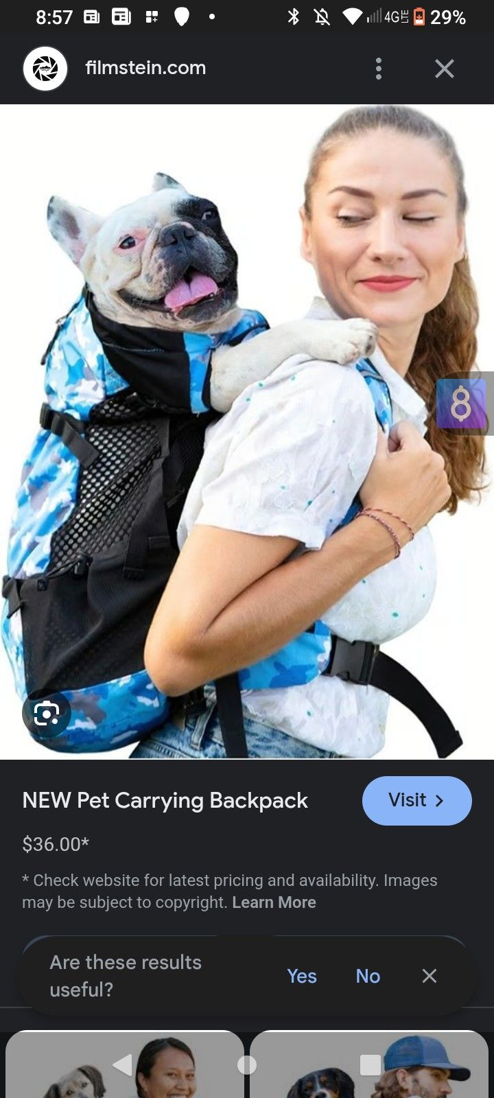 Dog Carrier Backpack