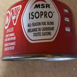 MSR IsoPro Fuel Canister for Backpacking and Camping Stoves, 8oz / 227gq