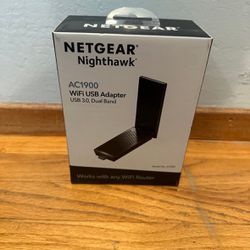 NetGear Nighthawk AC1900 Dual-Band WiFi USB 3.0 Adapter