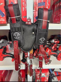 Waxwing Tool Belt Suspender. 100% Genuine Leather