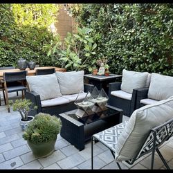 Patio Lounge Set And Table