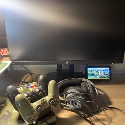 PS4 With Monitor 