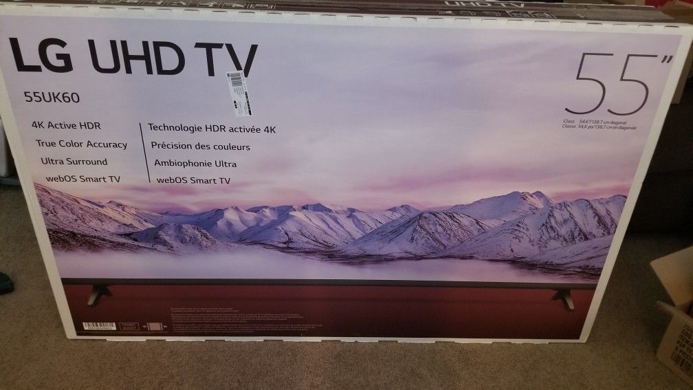 55" LG UHD TV - 55UK60