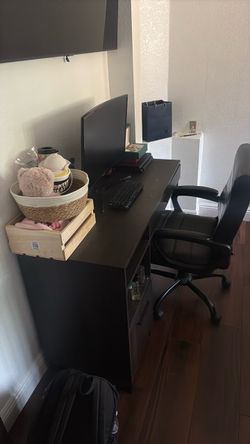 Desk chair, monitor keyboard, and mouse or best offer
