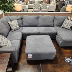 Edenfield Sectional Sofa Couch With OTTOMAN Finance and Delivery Available 
