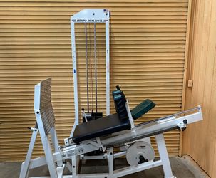RARE Body Masters MD 117 Super Leg Press WI Adjustable Foot Plate Commercial Gym Equipment for Sale in Orlando FL OfferUp