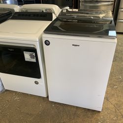 🎉WHIRLPOOL WHITE TOP LOAD WASHER/DRYER SET🎉