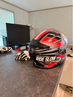 Shoei RF-1200 W/transition face shield LARGE