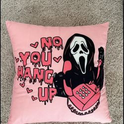 No, you hang up pillow