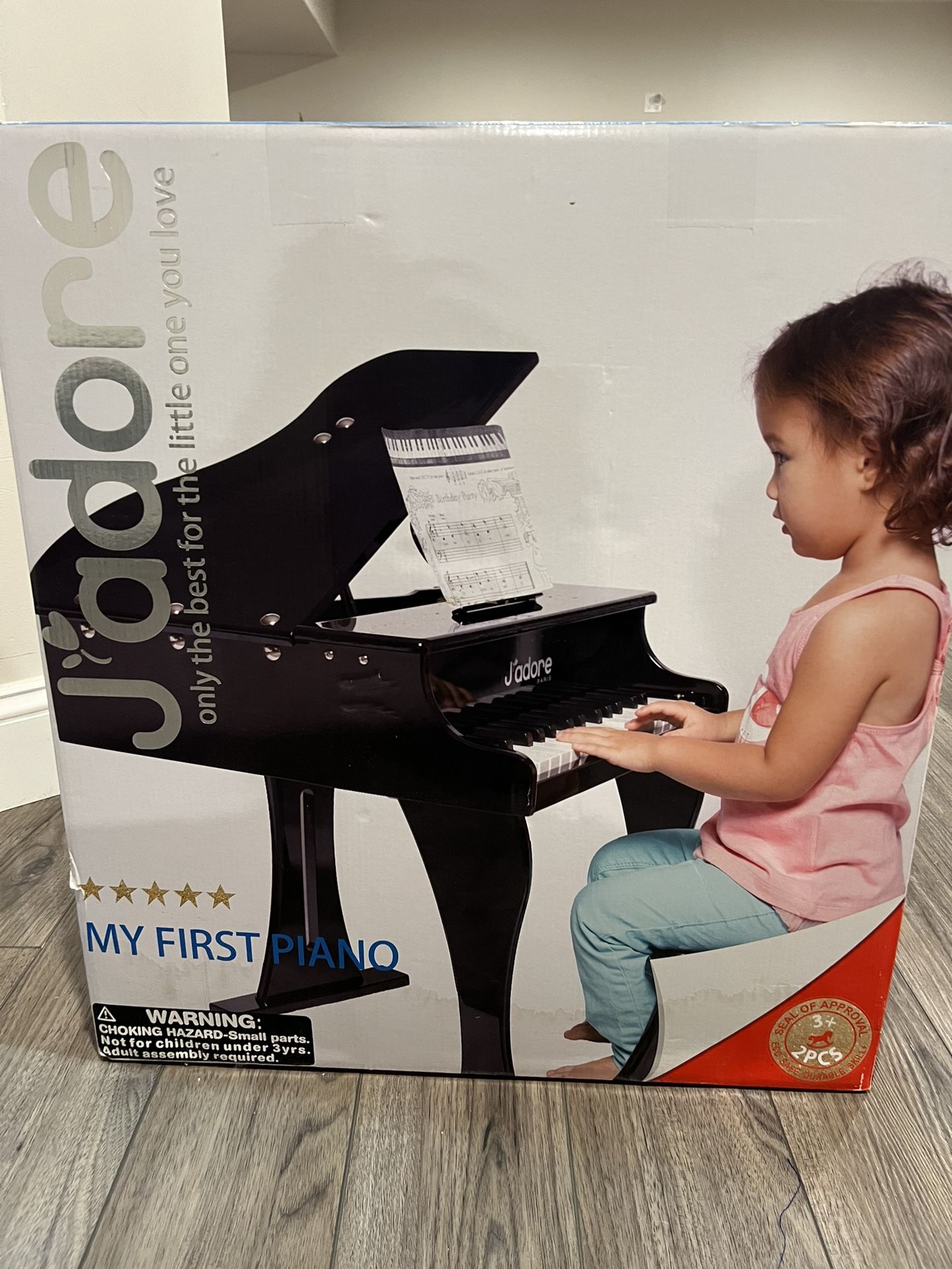 Learning Piano For Kids Never Used Or Opened  Wooden 