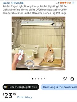 Small animal cage light