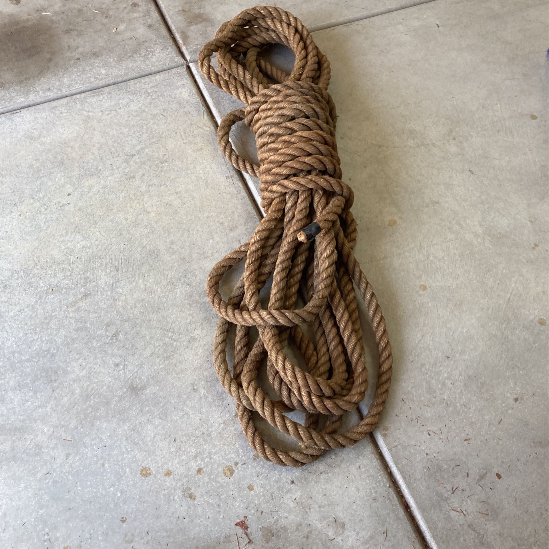 Rope 1” Hemp Rope