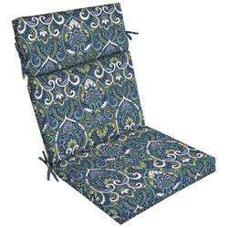 Arden outdoor chair cushion 21x20 water repellant sapphire aurora blue
