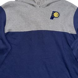 Indiana Pacers Pullover Hoodie Sweatshirt Mens 3XL New With Tags Gray Blue