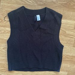 Divided Black Vest Womens 