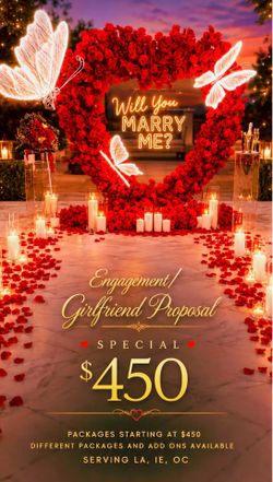 Proposal#HeartArchRose