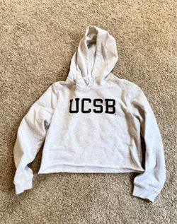 UCSB Cropped Pullover Hoodie