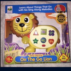 Baby On The Go Lion Electronic Toy New 
