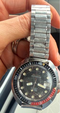 Bulova Oceanographer Snorkel Automatic Diver Watch Stainless Steel 666ft