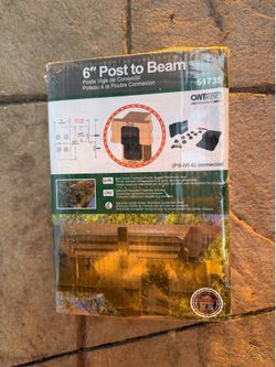 2 NEW OWT 6” Post to Beam Connector Kit
