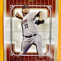 Roger Clemens 2005 Fleer “Classic Clippings” Card