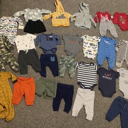 Clothes 0-3 And 3-6 Months
