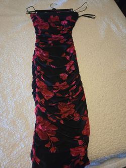 Rose xs strapless dress