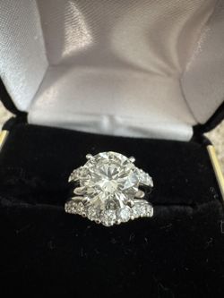 3.55 Carat Diamond Ring Real Diamonds Mounting Rings