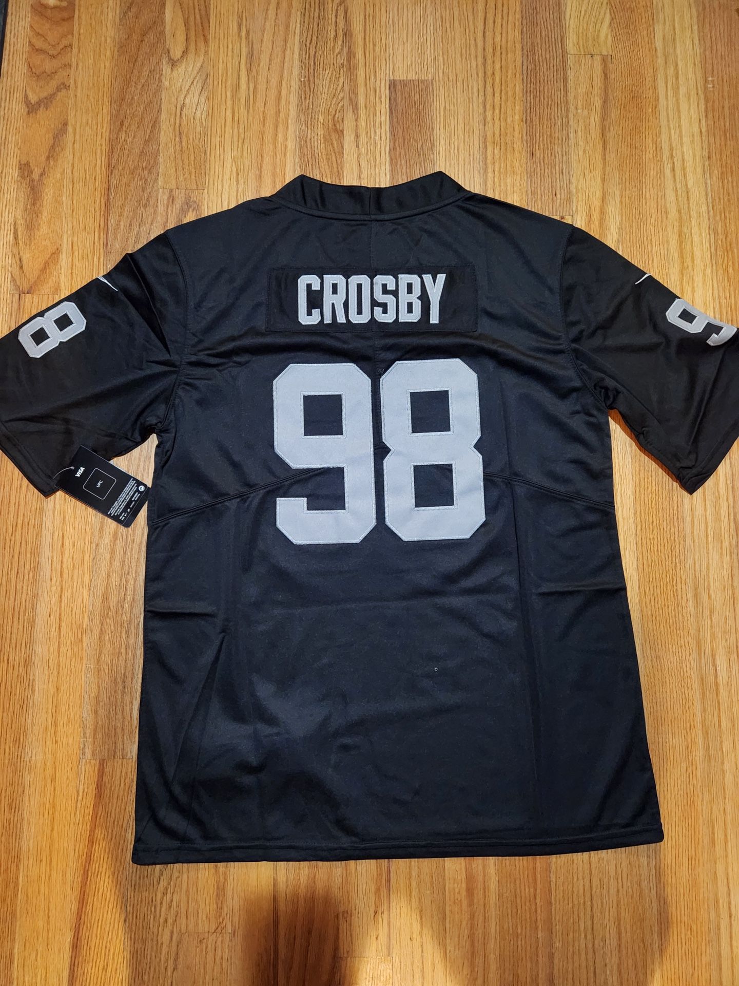 NFL Las Vegas Raiders football uniform No.98 MaxCrosby jersey sportswear