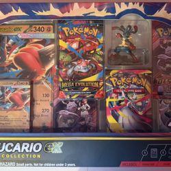 Pokémon Mega Lucario Ex Figure Collection. New sealed.