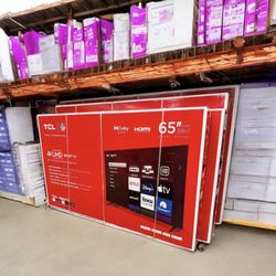 HD255 65” TCL smart 4k Roku led tv Floor Model 