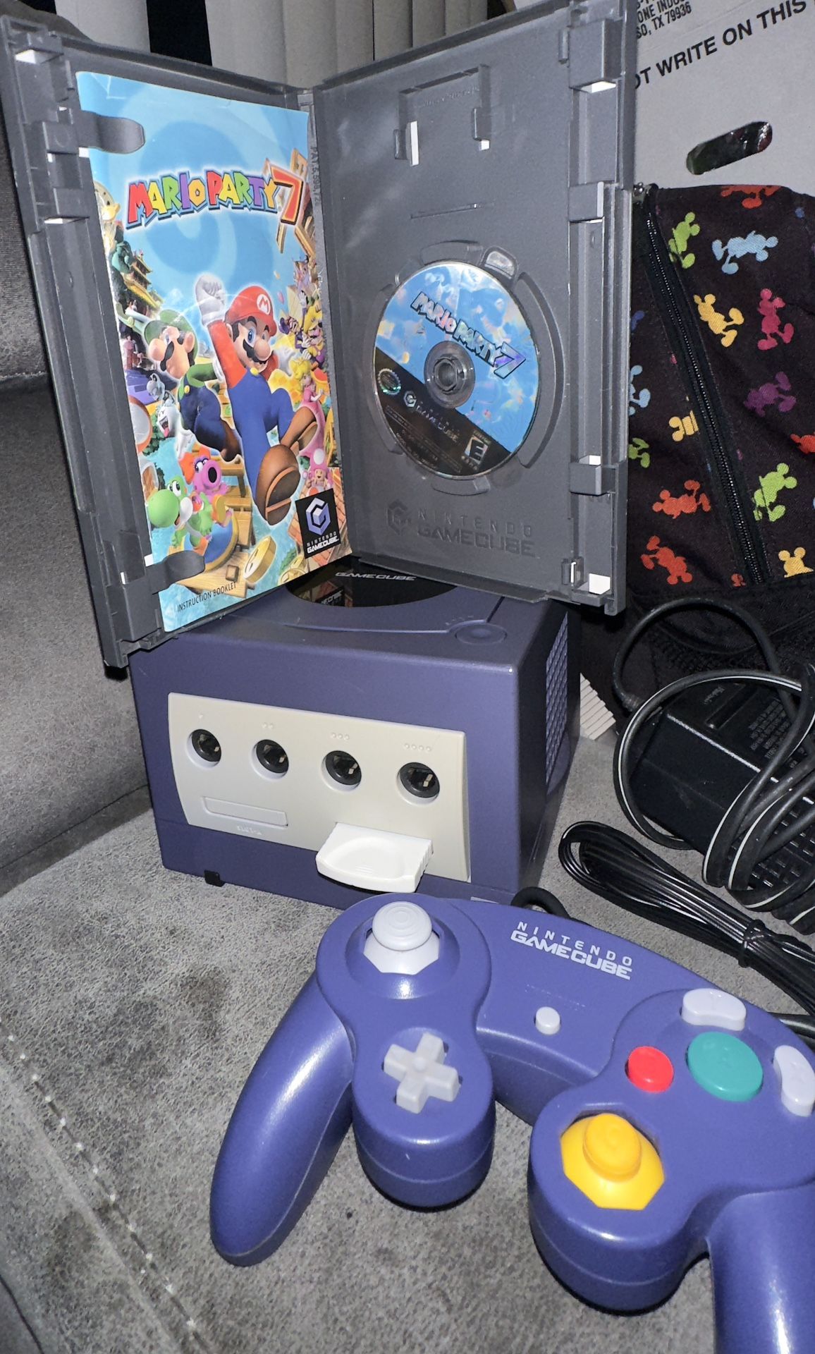 Nintendo GameCube With Mario Party 7