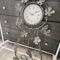 Garden Wrought Iron Patio Clock