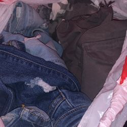 Bag Of Clothing/jeans