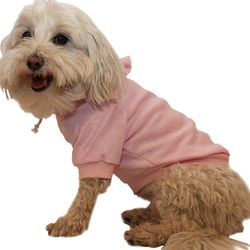 NEW Pet Life French Terry Pink Hoodie** Retails For $35An Absolute steal @ $ 20 !!** 