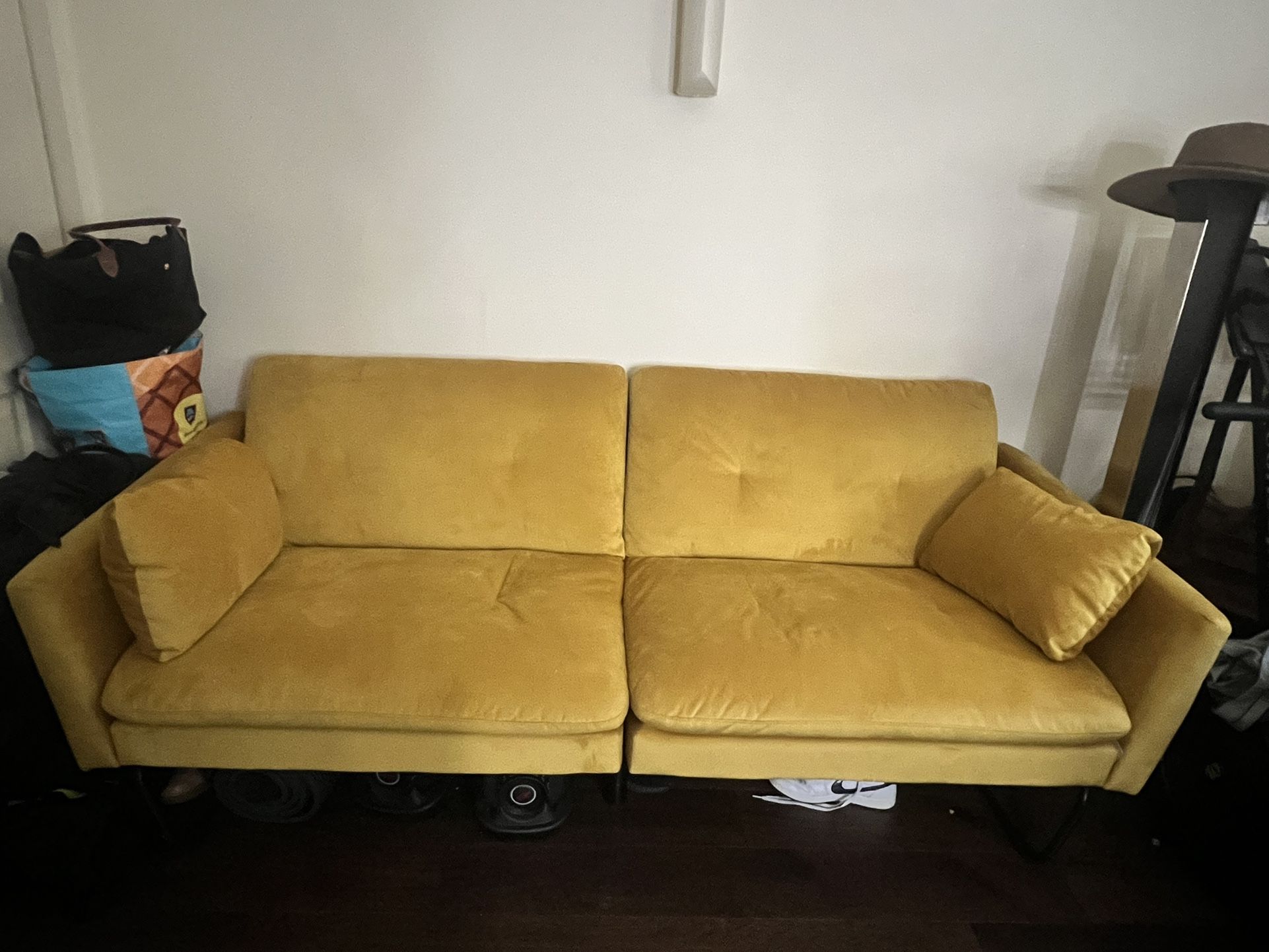 Yellow Couch/Futon