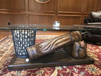 Golf Decorated Coffee Table