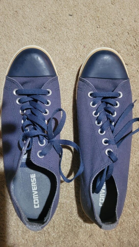Size 10.5 Blue Converse All Stars
