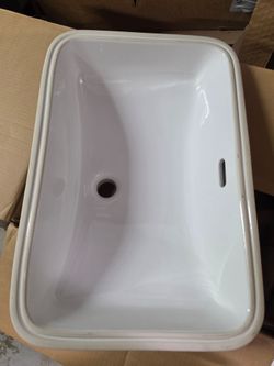 TOTO 19" Undermount Bathroom Sink with Overflow and CeFiONtect Ceramic Glaze