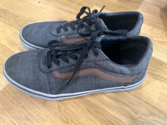 Gray Vans Size 6 Youth