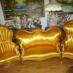 5 Pc Italian Golden Royal Vintage Set