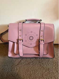 Pink Old Fashioned Laptop/Backpack