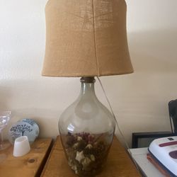 ** FREE** Glass Bottle Lamp