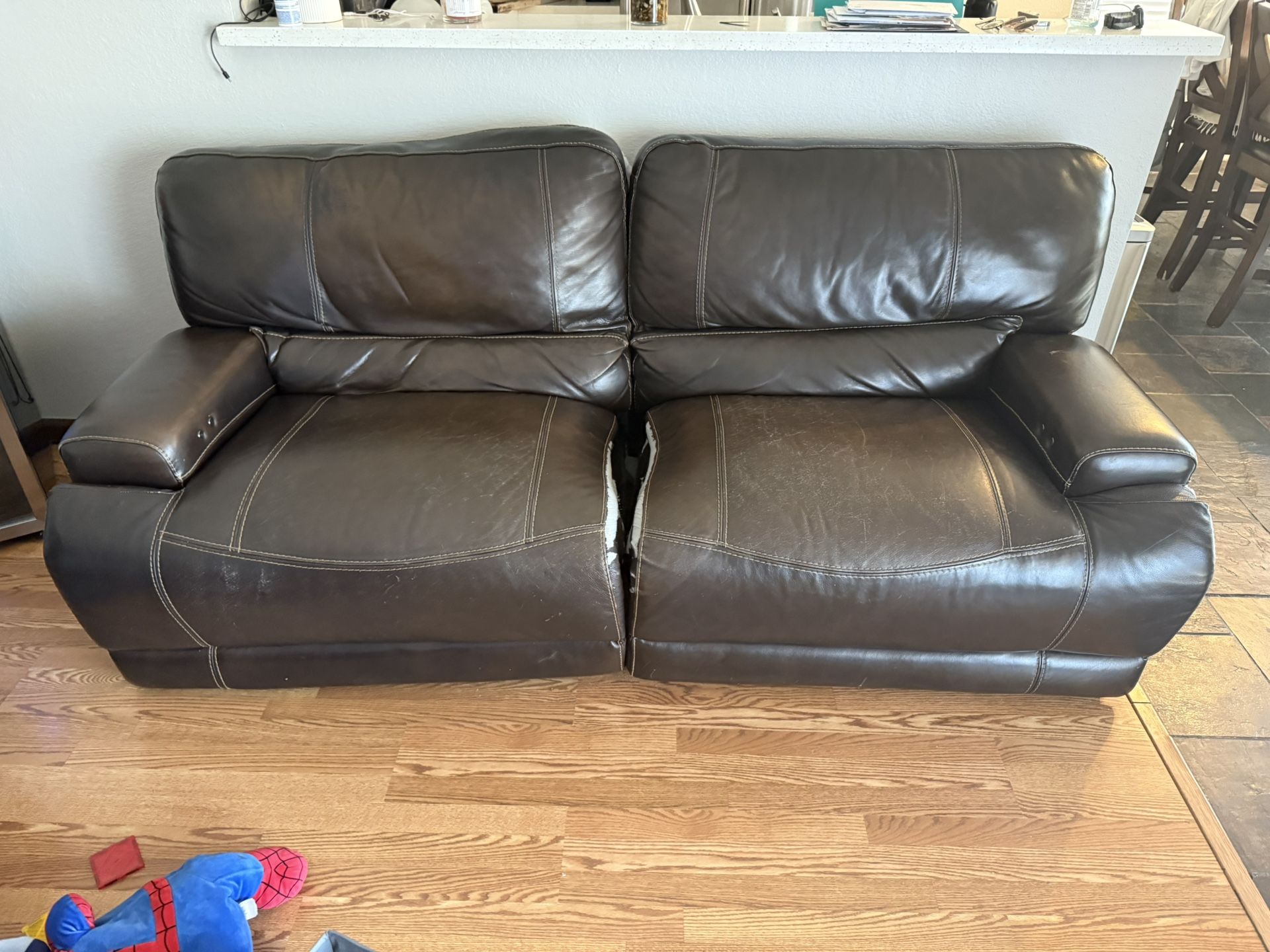 Real Leather Sofa
