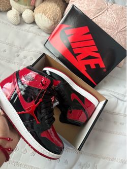 nike air jordan 1 retro high og patent bred