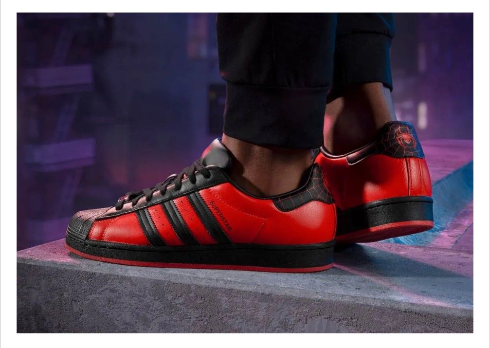 Marvel x PlayStation x adidas Superstar Miles Morales GV7129  display picture 1